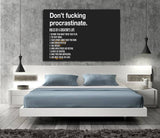 Don't Fucking Procrastinate