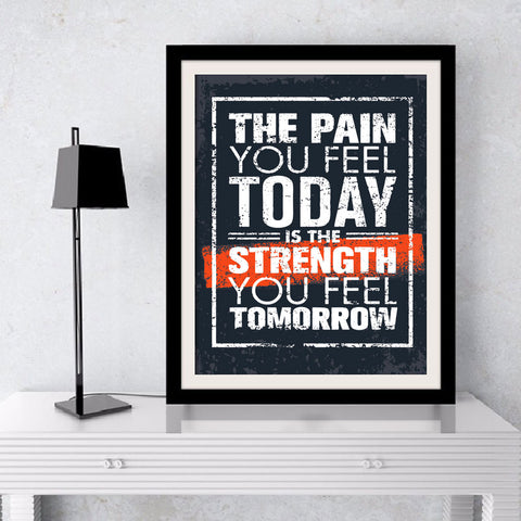 Pain is Tomorrow's Strength